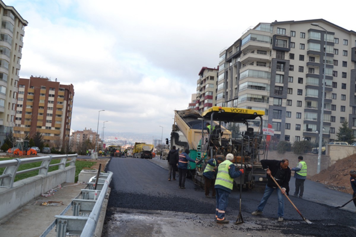 Ankara’nın Muhtelif Cadde ve Bulvarlarlarına Asfalt Kaplama İşi