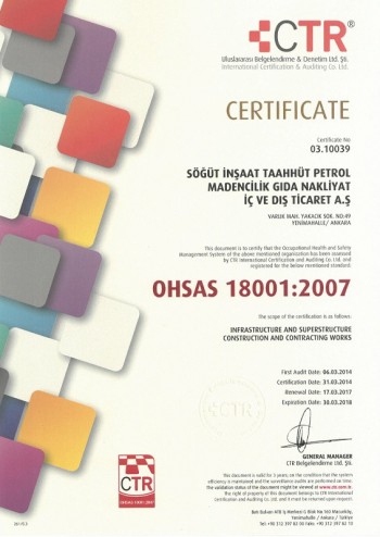 CERTIFICATES OF QUALITY